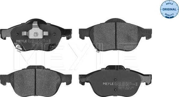 Meyle 025 239 9617/W - Kit de plaquettes de frein, frein à disque cwaw.fr