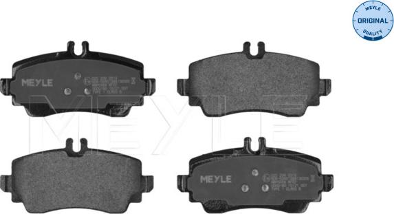 Meyle 025 239 0319 - Kit de plaquettes de frein, frein à disque cwaw.fr