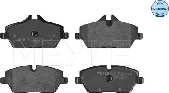 Meyle 025 239 1517 - Kit de plaquettes de frein, frein à disque cwaw.fr