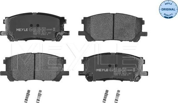 Meyle 025 239 8916 - Kit de plaquettes de frein, frein à disque cwaw.fr