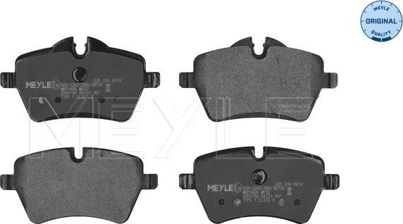 Meyle 025 239 8418 - Kit de plaquettes de frein, frein à disque cwaw.fr