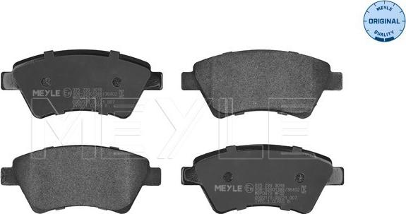 Meyle 025 239 3018 - Kit de plaquettes de frein, frein à disque cwaw.fr