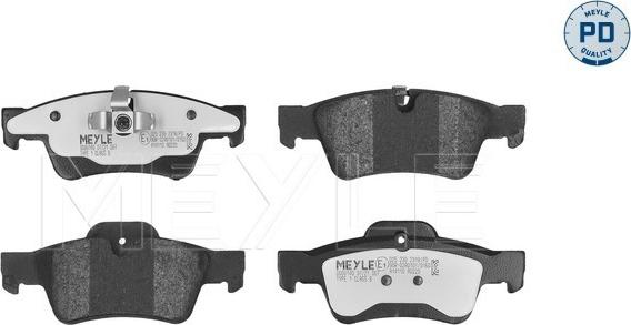 Meyle 025 239 2318/PD - Kit de plaquettes de frein, frein à disque cwaw.fr