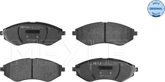 Meyle 025 239 7417 - Kit de plaquettes de frein, frein à disque cwaw.fr