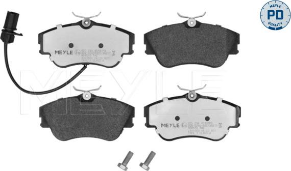 Meyle 025 234 4519/PD - Kit de plaquettes de frein, frein à disque cwaw.fr