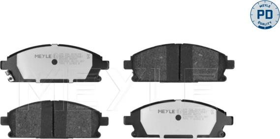 Meyle 025 234 2016/PD - Kit de plaquettes de frein, frein à disque cwaw.fr