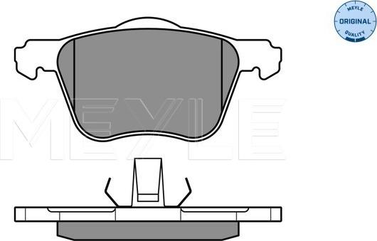 Meyle 025 235 9018 - Kit de plaquettes de frein, frein à disque cwaw.fr