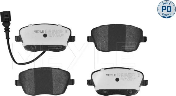 Meyle 025 235 8118/PD - Kit de plaquettes de frein, frein à disque cwaw.fr