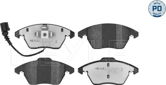 Meyle 025 235 8720/PD - Kit de plaquettes de frein, frein à disque cwaw.fr