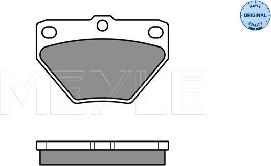 Meyle 025 235 2114/W - Kit de plaquettes de frein, frein à disque cwaw.fr