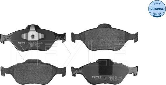 Meyle 025 236 0418 - Kit de plaquettes de frein, frein à disque cwaw.fr