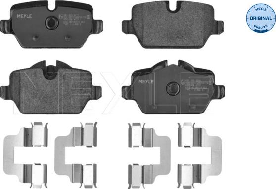 Meyle 025 236 2316 - Kit de plaquettes de frein, frein à disque cwaw.fr