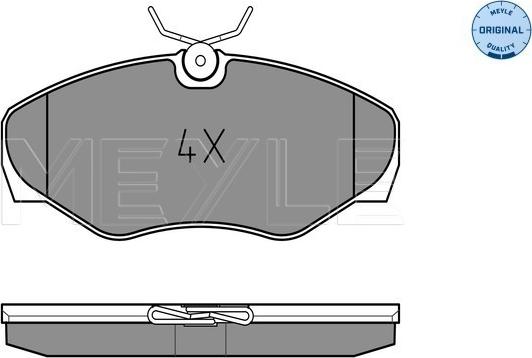 Meyle 025 230 9918 - Kit de plaquettes de frein, frein à disque cwaw.fr