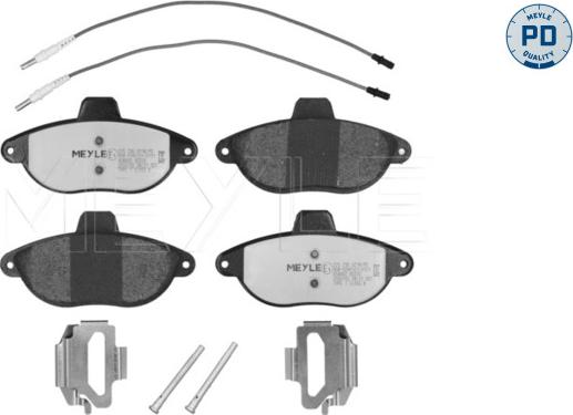 Meyle 025 230 4218/PD - Kit de plaquettes de frein, frein à disque cwaw.fr