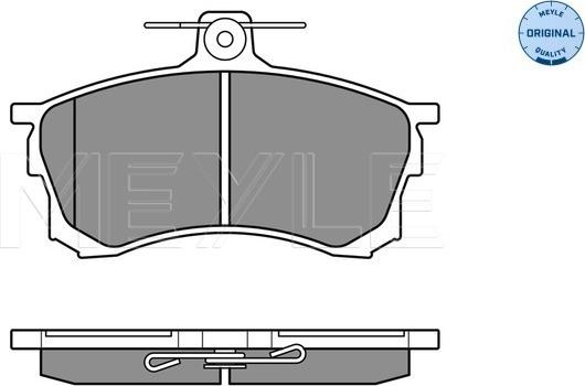 Meyle 025 230 8015 - Kit de plaquettes de frein, frein à disque cwaw.fr