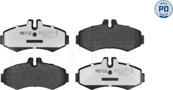 Meyle 025 230 2220/PD - Kit de plaquettes de frein, frein à disque cwaw.fr