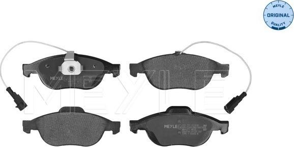 Meyle 0252314119/W - Kit de plaquettes de frein, frein à disque cwaw.fr