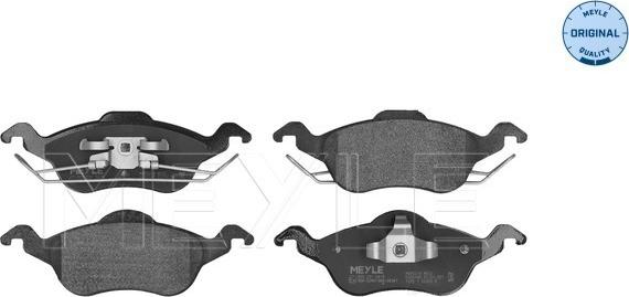 Meyle 025 231 5419 - Kit de plaquettes de frein, frein à disque cwaw.fr