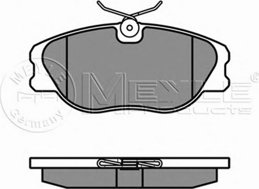 Meyle 0252316819W - Kit de plaquettes de frein, frein à disque cwaw.fr