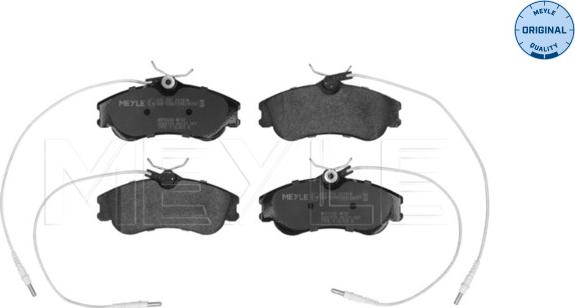 Meyle 025 231 2419/W - Kit de plaquettes de frein, frein à disque cwaw.fr