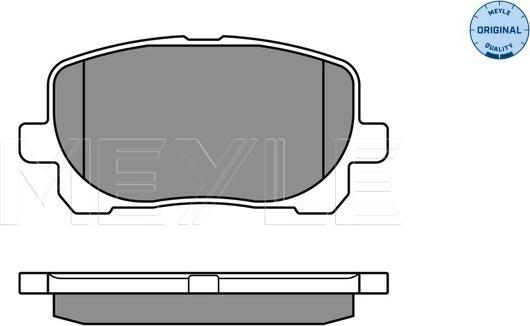 Meyle 025 238 3617 - Kit de plaquettes de frein, frein à disque cwaw.fr