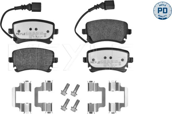 Meyle 025 233 2617-1/PD - Kit de plaquettes de frein, frein à disque cwaw.fr