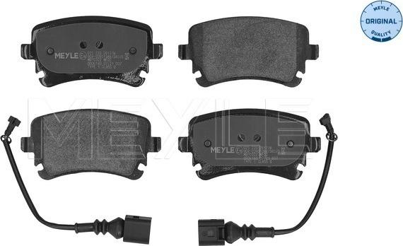 Meyle 025 233 2617/W - Kit de plaquettes de frein, frein à disque cwaw.fr