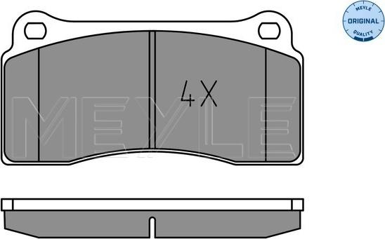 Meyle 025 232 9318 - Kit de plaquettes de frein, frein à disque cwaw.fr