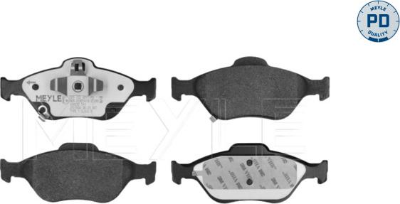 Meyle 025 232 0217/PD - Kit de plaquettes de frein, frein à disque cwaw.fr