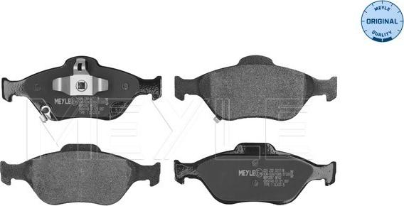 Meyle 025 232 0217/W - Kit de plaquettes de frein, frein à disque cwaw.fr