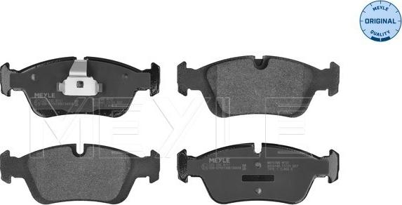 Meyle 025 232 8717 - Kit de plaquettes de frein, frein à disque cwaw.fr