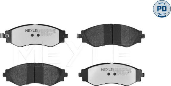 Meyle 025 232 3417/PD - Kit de plaquettes de frein, frein à disque cwaw.fr