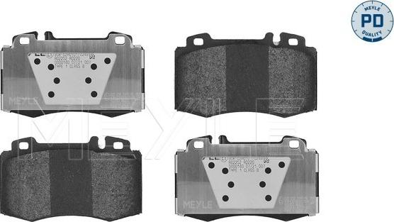 Meyle 025 232 7117/PD - Kit de plaquettes de frein, frein à disque cwaw.fr