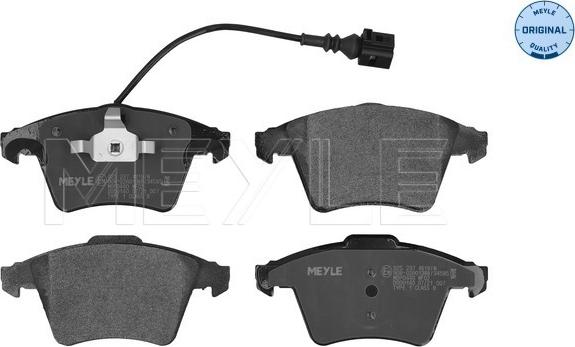 Meyle 025 237 4619/W - Kit de plaquettes de frein, frein à disque cwaw.fr