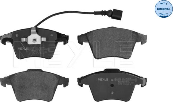 Meyle 025 237 4618/W - Kit de plaquettes de frein, frein à disque cwaw.fr