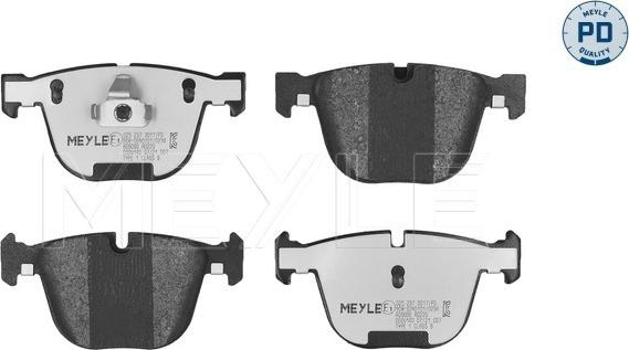 Meyle 025 237 3017/PD - Kit de plaquettes de frein, frein à disque cwaw.fr