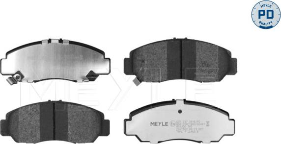 Meyle 025 237 2916/PD - Kit de plaquettes de frein, frein à disque cwaw.fr