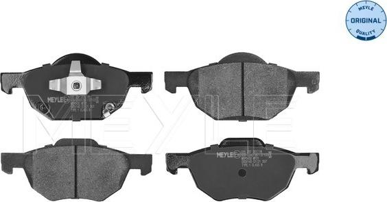 Meyle 025 237 2017/W - Kit de plaquettes de frein, frein à disque cwaw.fr