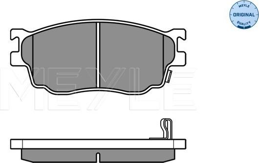 Meyle 025 237 7716/W - Kit de plaquettes de frein, frein à disque cwaw.fr