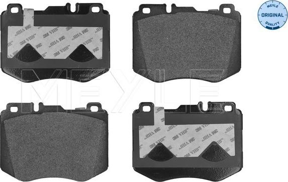 Meyle 025 220 4718 - Kit de plaquettes de frein, frein à disque cwaw.fr