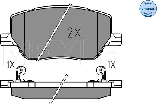 Akebono AN-7095K - Kit de plaquettes de frein, frein à disque cwaw.fr