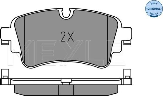 Meyle 025 223 0817 - Kit de plaquettes de frein, frein à disque cwaw.fr