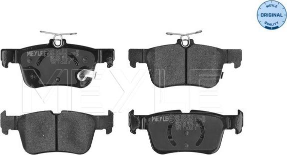 Meyle 025 222 3116 - Kit de plaquettes de frein, frein à disque cwaw.fr