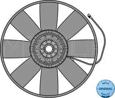 Meyle 12-14 234 0029 - Ventilateur, refroidissement du moteur cwaw.fr