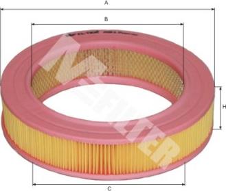 Mfilter A 517 - Filtre à air cwaw.fr