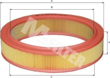 Mfilter A 123 - Filtre à air cwaw.fr