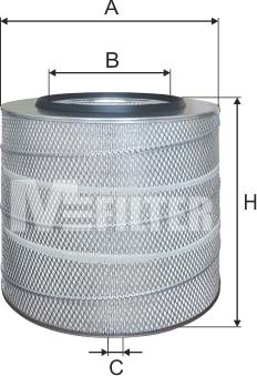 Mfilter A 871 - Filtre à air cwaw.fr