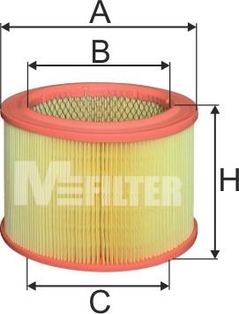 Mfilter A 289 - Filtre à air cwaw.fr