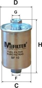 Mfilter BF 10 - Filtre à carburant cwaw.fr