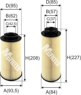 Mfilter DE 3158 - Filtre à carburant cwaw.fr